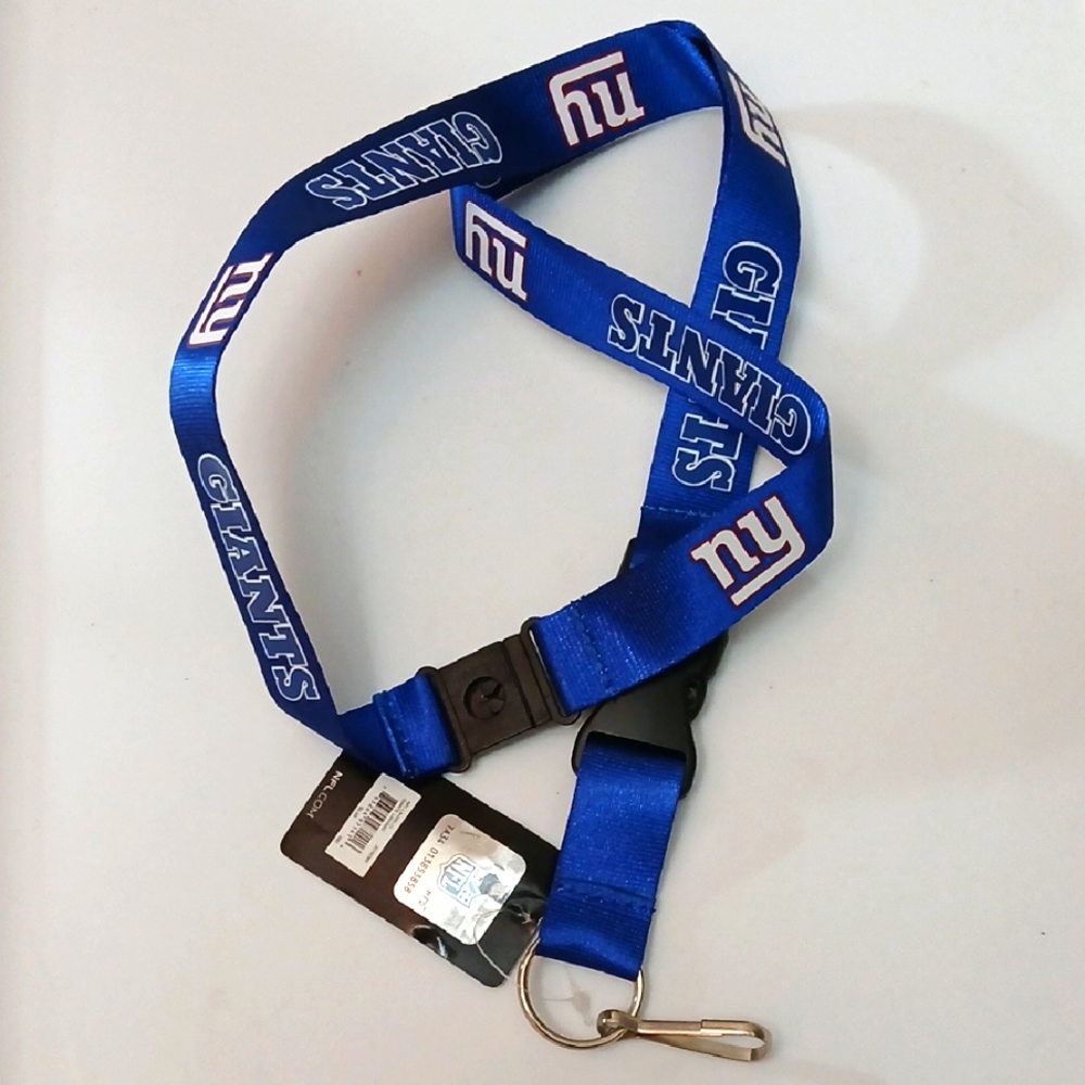 New York Giants Lanyard, Blue, NWT